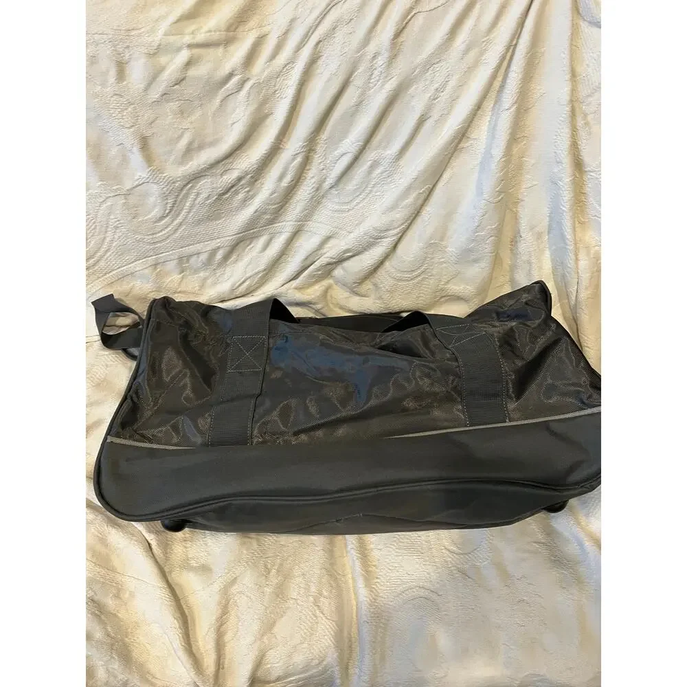 Nautica Charcoal Gray Duffel 18x10x8